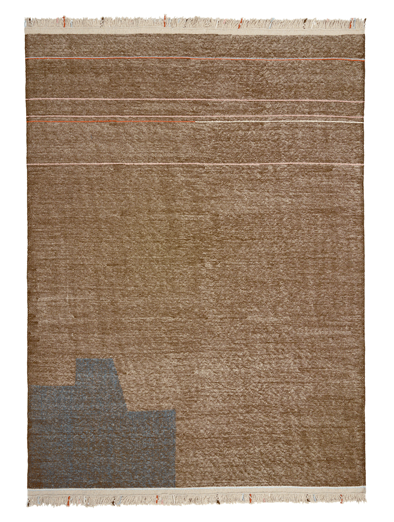 Argalis tapis en laine kvadrat sur mesure