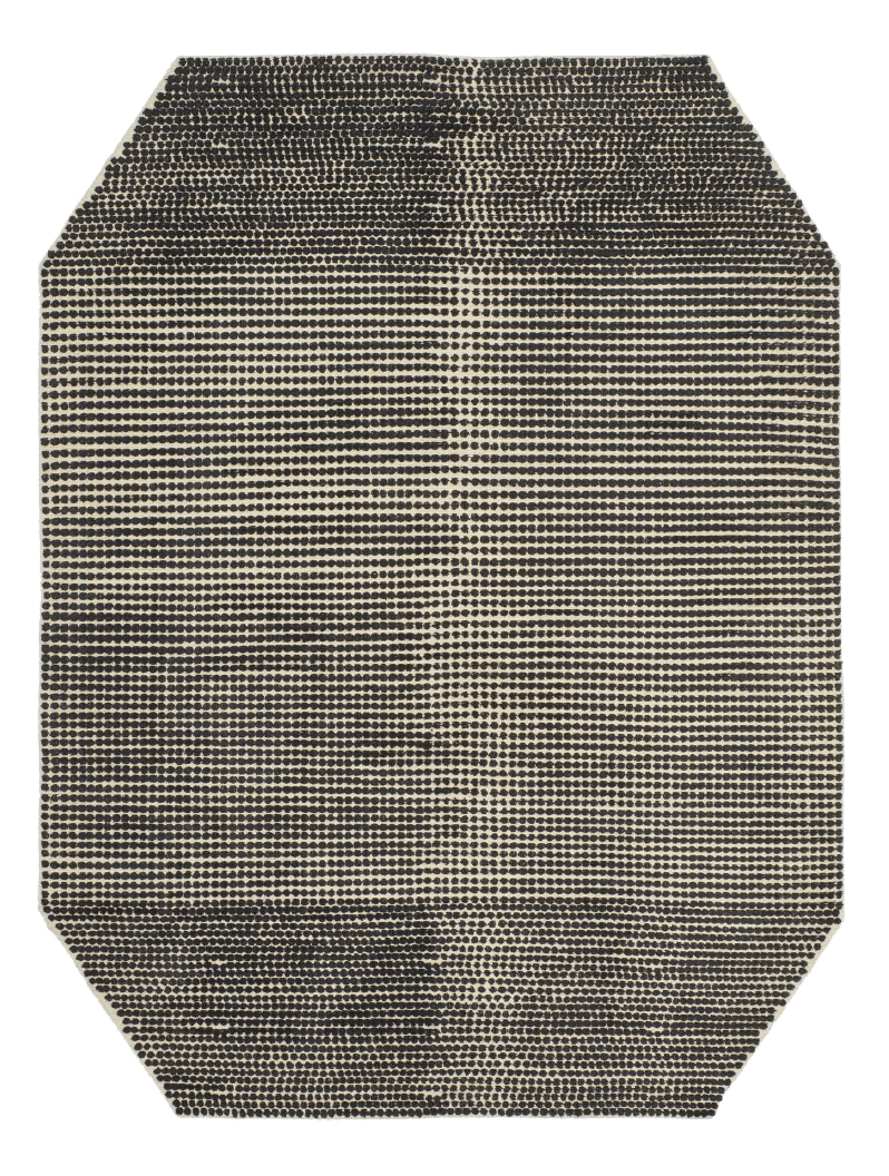 Semis tapis en laine kvadrat sur mesure en stock